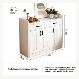 Wall-Mounted Three-Drawer Storage Cabinet Large Capacity Bedroom Living Room Bedroom Wall Storage Cabinet Integrated Drawer