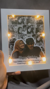 Kado Bingkai Foto Aesthetic Ulang Tahun Cowok Cewek Gift Ultah  Graduation  Aniversary  Wedding  Pernikahan Hadiah Pacar ayang Bestie