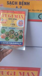 (25gam) Fugi max Amisupertop 500wp: túi nhựa 25gam gỉ sắt thối củ ghẻ sẹo loét thối quả thán thư ớt thán thư cà chua vàng lá chín sớm lem lép hạt khô vằn