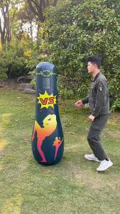 160 cm Inflatable Standing Punch Bag Portable Punch Bag Softness and Comfort Inflatable Punch Bag