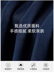 Elegant Pure Cotton Short Sleeve T-Shirt in Royal Blue Color Versatile Basic Style for Summer Season White Enhancing Design