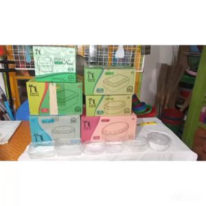 Toples Nuai Persegi 500 Gram Nuai SN 377 T Toples Nastar Toples Bening Murah Toples Kue Kering