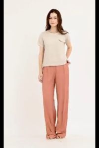 Krizia Tweed Blouse Top with Timmings
