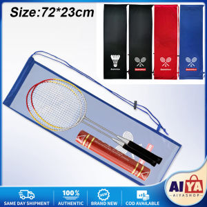 ★Same Day Shipping★ Soft Badminton Racquet Cover Bag Racket Bag Fleece Storage Bag Case for Badminton Racket LZC-Badminton-Bag-Shuttlecock
