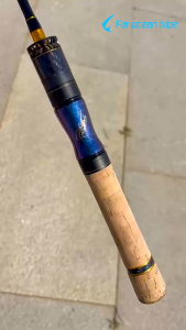 ปั่น1.68m/1.8m Solid Carbon Ultralight Fishing Rod UL Spinning Rod Baitcasting Rod BC Prawn Fishing Rod