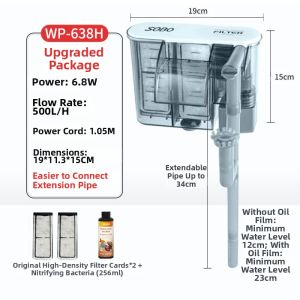 SOBO | All-in-one External Oxygen Aeration Filter