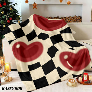 Beast Kingdom | Twisted Hearts Winter Summer Flannel Blanket Throw Fleece Soft Fuzzy Plush Cozy Fleece Blankets for Sofa Ideal Gifts