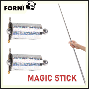 Fun Expandable Magician Props Retractable Magic Prop Stick Toy Elastic Metal Appearance Cane