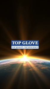 Top Glove Reusable Household Rubber Glove Flocklined Yellow Kitchen Glove 1 Pair Per Pack 橡胶手套 厨房手套