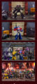 12 Pcs/Set New Original Blokees Led Shining Version 3 Transformers Miner Megatron Robot Building Blocks Assembled Figures Gift. 