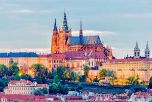 Jigsaw Puzzle for Adults 500/1000/1200/2000PCS Prague Cityscape Artwork Mindful Game Stress Relief Decor Gift