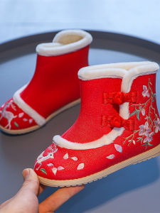 HANTANGYONGXIU | Winter Thermal Ethnic Style Short Boots