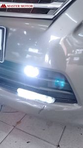 Lampu Tembak Sorot MINI PROJIE 30 W 2 Mata 2 Warna Kuning putih 6000K 3000K Mobil Motor Truk SUV Sedan 2 Lensa Proji U-Series U Series Xpander Rush Pajero Ertiga Innova Avanza