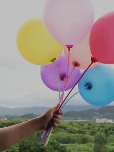 Stik Balon kecil (100pcs) + cup /Stick Balon Foil / Stik Balon latex/Gagang Balon + cup