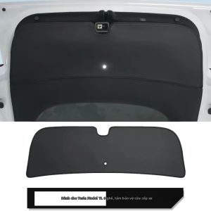 Tấm Bảo Vệ Cốp Xe Da 6 Chỗ Ngồi Tesla Model YL Phụ Kiện Nội Thất Ô Tô Chống Bẩn Bảo Vệ Hàng Hóa Phía Sau