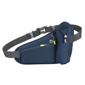 Water-Resistant Adjustable Fanny Pack with Bottle Holder Multi-Pockets for Men Women Sports Fanny Pack Gym Running Travel