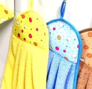 KAIN LAP TANGAN MOTIF / HAND TOWEL WARNA HANDUK GANTUNG SERBAGUNA E02