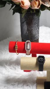 ที่โชว์กำไล1ชั้น ที่จัดเก็บสร้อยข้อมือกำไล หรือโชว์สินค้า แขวนข้อมือ เครื่องประดับ ชั้นวางที่แขวนสร้อยข้อมือ