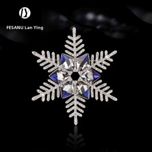 FESANU | High-end Unique Crystal Snowflake Brooch
