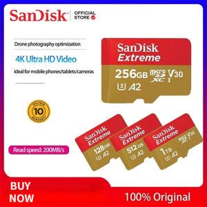 SanDisk /128GB/256GB/512GB/1TB/2TB Memory Card Micro SD Card TF Card Mini Card Ultra Extreme PRO U3 A2 Class 10 190MB/s