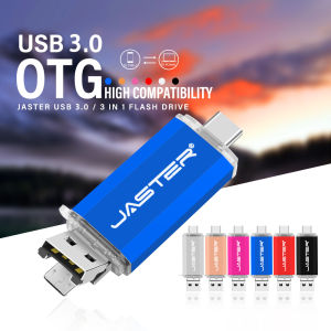 Jaster | USB3.0 TYPE-C USB 3.0 Flash Drive 128GB OTG USB-C Memory Stick High Speed Pendrive 64GB Creative Business Gift Pen Drive 32G 16G