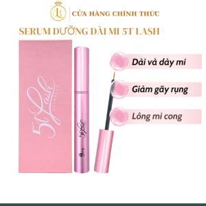 Serum dài mi 5T LASH 5ML| Kích mi dài mày sau 14 Ngày Dưỡng Dài Mi Bền Đẹp Trọn Đời Không Tái Gãy Rụng