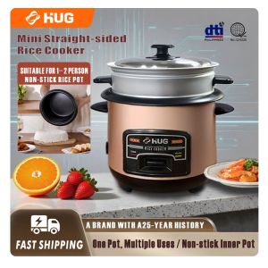 HUG 1.2 L Capacity | Mini Multifunction Rice Cooker | Non-stick Pan | Suitable for Small Households