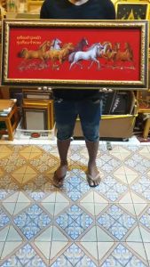 ม้า - กรอบรูป - ม้ามงคล - ม้าแปดเซียน - มั่ง มี ู่สำหรับศรี - สุข ร่ำรวย ของขวัญ ของที่ระลึก จัดฮวงจุ้ย แต่งบ้านฮวงจุ้ย - ฮวงจุ้ย