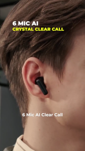 Baseus Bass BP1 Ultra True Wireless Earbuds Bluetooth 5.4 ANC Noise Cancelling TWS 55dB Adaptive ANC LDAC Hi-Res Audio 6-Mic AI Calls USB-C