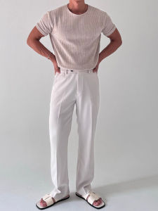 American Style Mens Short Sleeve T-Shirt Fitness Breathable Hollow out Muscle Show Summer Sporty Youth Casual round Neck