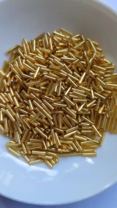 ลูกปัดปล้องยาว(6มม.) 30กรัม(ประมาณ440-450ชิ้น) ลูกปัดงานประดิษฐ์ DIY