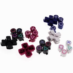 1Set Plastic button For ps4 ABXY Buttons Circle Square Triangle ABXY Cross Button Repair Part For PS4 slim pro controller