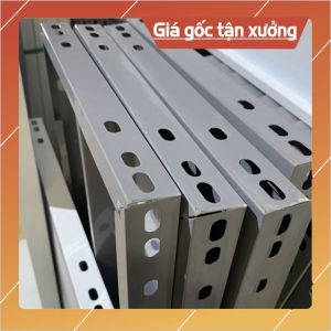 Mâm Kệ sắt V lỗ Rộng 40cm x ( Dài 60cm_80cm_1m_ 1.2m_ 1.5m)