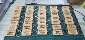 Personalized Keychain Laser Engraved