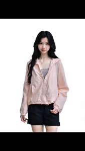 Áo khoác gió nữ 2 lớp bên trong lót lụa