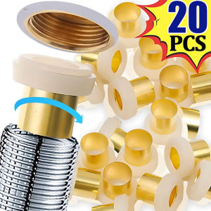 5/10/20PCS Faucet Multi-purpose Sealing Gasket Thickened Copper Core Leak-Proof Gasket Triangle Valve Threaded Hose Silicone Plumbing Accessories