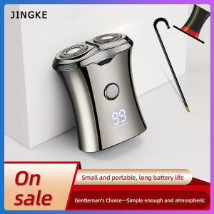 Mini electric shaver floating blade device USB rechargeable beard facial trimmer waterproof shaver