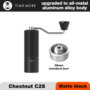 Timemore | TIMEMORE Chestnut C2S Manual Coffee Grinder New Upgrade Integrated Metal Body Portable Hand Grinder Great For Travel Camping