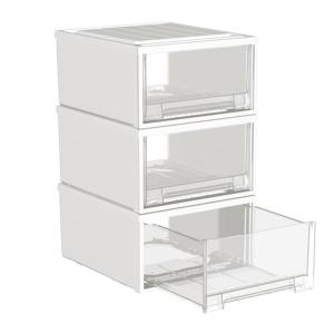 Desktop Drawer-type Transparent Plastic Storage Box