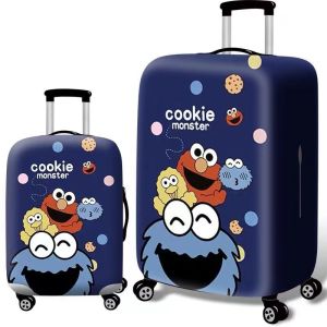 Childrens Travel Luggage with Guardrail Pull Rod Toy Safety Belt Seat to Ride Portable Kids Bag Suitcase Protection Accessory