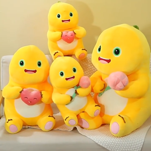 gấᴜ Bông Rồng Vàng Vô Tri Rồng Cầm Hoa Ôm Tim Rồng Vàng Kì Lân Khủng Long Cảm Xúc Béo Ú Cho Bé