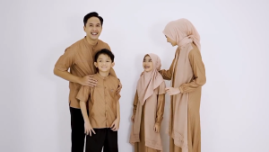 Nibras Sarimbit Quin Baju Koko Anak Laki-laki Lavender Brown Royal Symphony Emboss Lebaran 2025