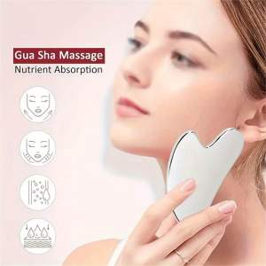 Máy mát xa mặt Gua Sha bằng thép không gỉ để thắt chặt và tuần hoàn cải thiện da