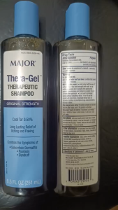 Major Thera-Gel Therapeutic Shampoo Coal Tar 0.5% 8.5 oz. (1 Bottle)