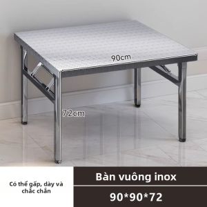 Bàn Vuông Gấp Ngoài Trời