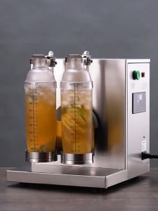 NEW Double-frame Auto Bubble Tea Milk Shaker Shaking Machine 新珍珠奶茶瑶瑶机Milk Tea Shop Rocking Machine Stainless Steel