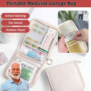 Portable Medicine Storage Bag Medical Emergency Kit Bags Household Outdoor Travel Equipment Medicine
