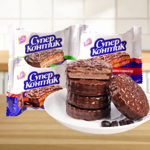 Peanut Hazelnut Chocolate Filling Sandwich Biscuit Snack