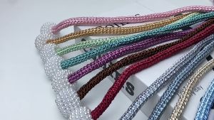 BF-C1231 Tali Pengikat Gorden Mutiara Model Klip Pengait Hordeng Curtain Ball / Tali Tirai Jendela