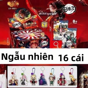 Bandai | Anime Demon Slayer 32 Chiếc Túi Bí Ẩn Bộ Acrylic Mặt Dây Chuyền Móc Khóa Nhân Vật Đồ Chơi Trẻ Em Thiết Bị Ngoại Vi PVC Trang Trí Cho Người Hâm Mộ